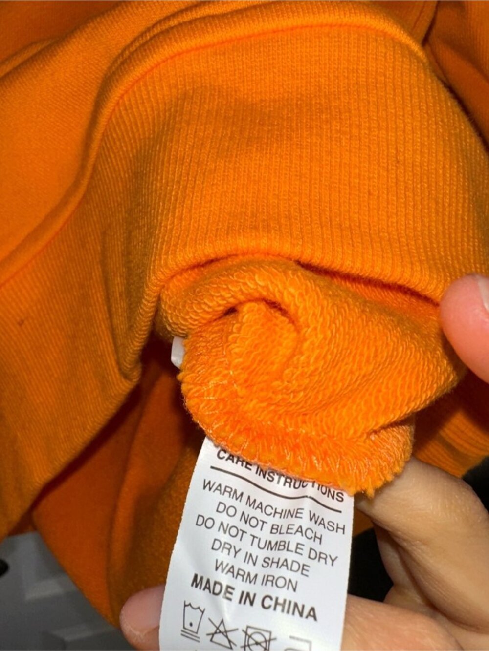 NEW Double Rainbouu Orange graphic Couch Surf Oversized Hoodie Sweater designer - Picture 9 of 10